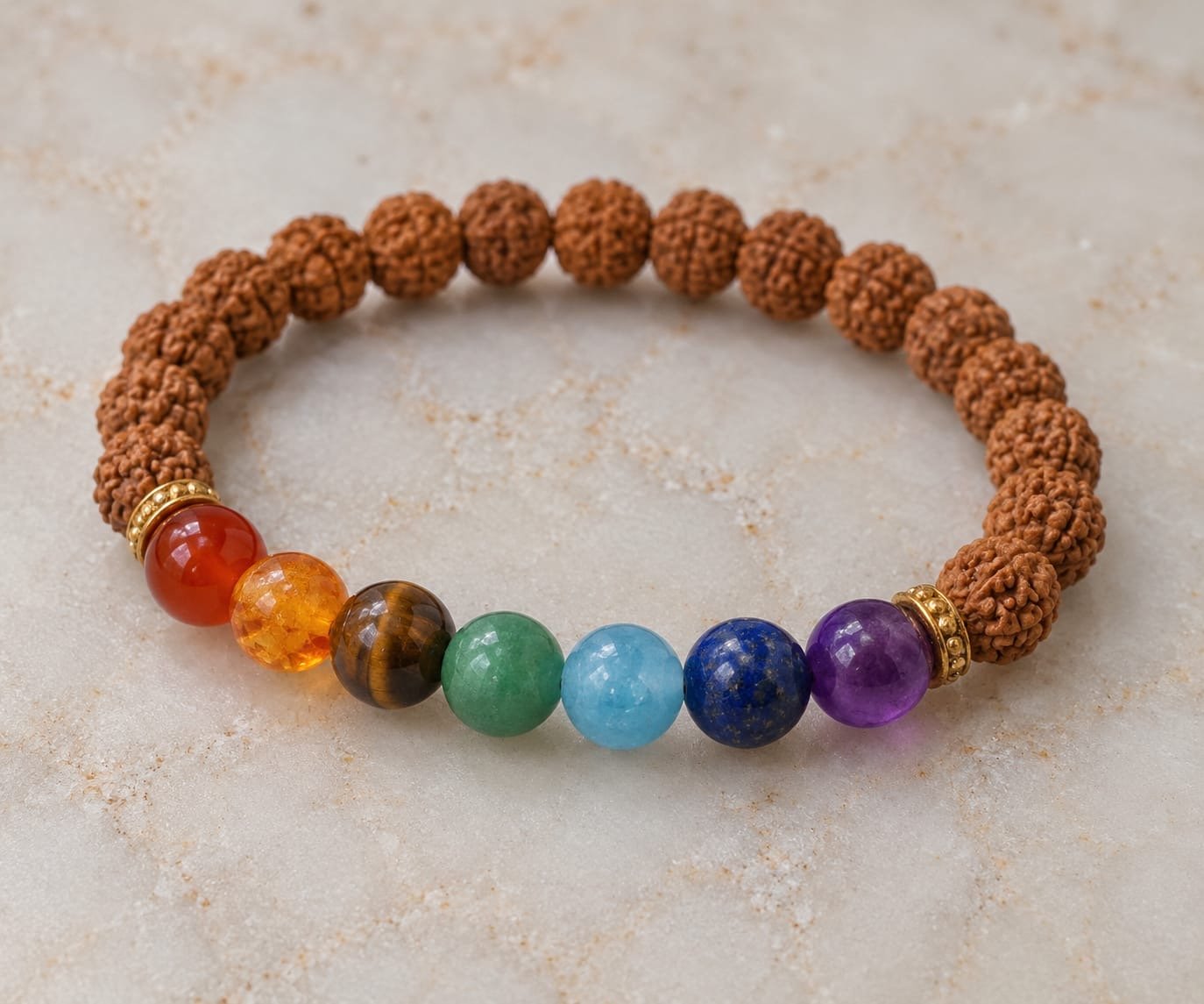 7 Chakra Crystal Healing Bracelet