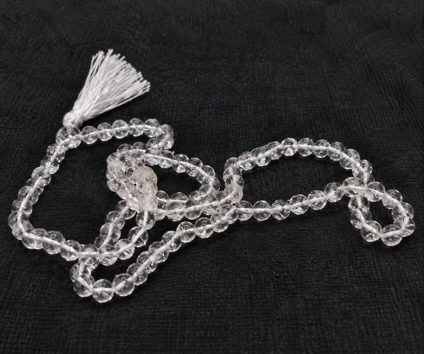 Pure Sphatik Quartz Mala